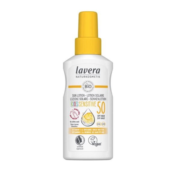 110615 LAVERA | Αντηλιακή Kids Sensitive Sun Λοσιόν SPF50 – 100ml - Image 1