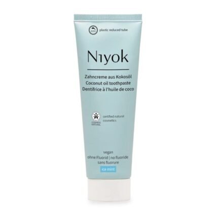 NIYOK | Οδοντόκρεμα με Έλαιο Καρύδας – Γεύση Μέντας, 75 ml