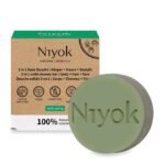NIYOK | Στερεό Αφρόλουτρο 3 σε 1 Σώμα + Μαλλιά + Πρόσωπο Early Spring – Με δροσερό και αναζωογονητικό άρωμα, 80 g